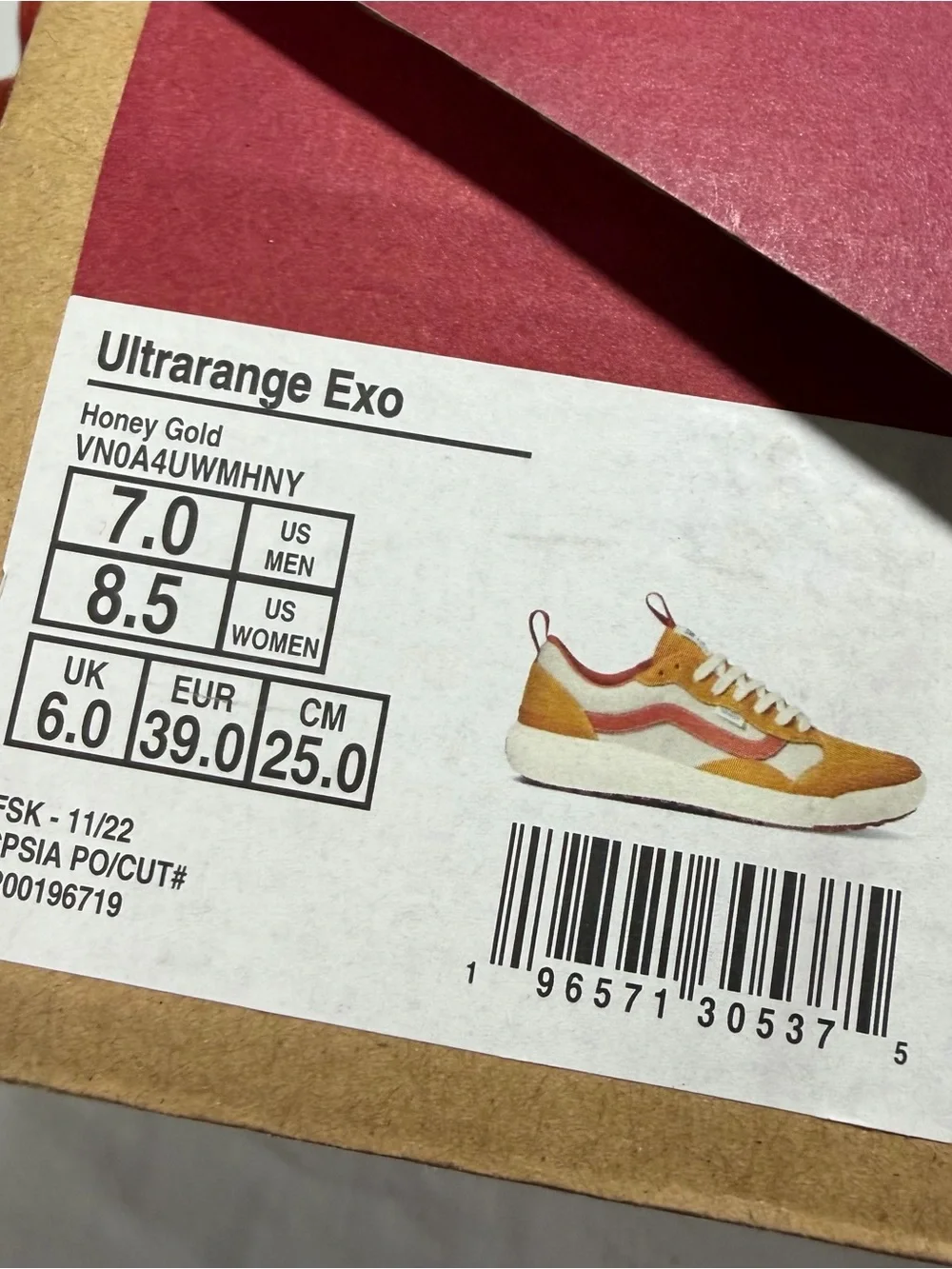 NWT Vans UltraRange EXO SE sneakers - Picture 8 of 8